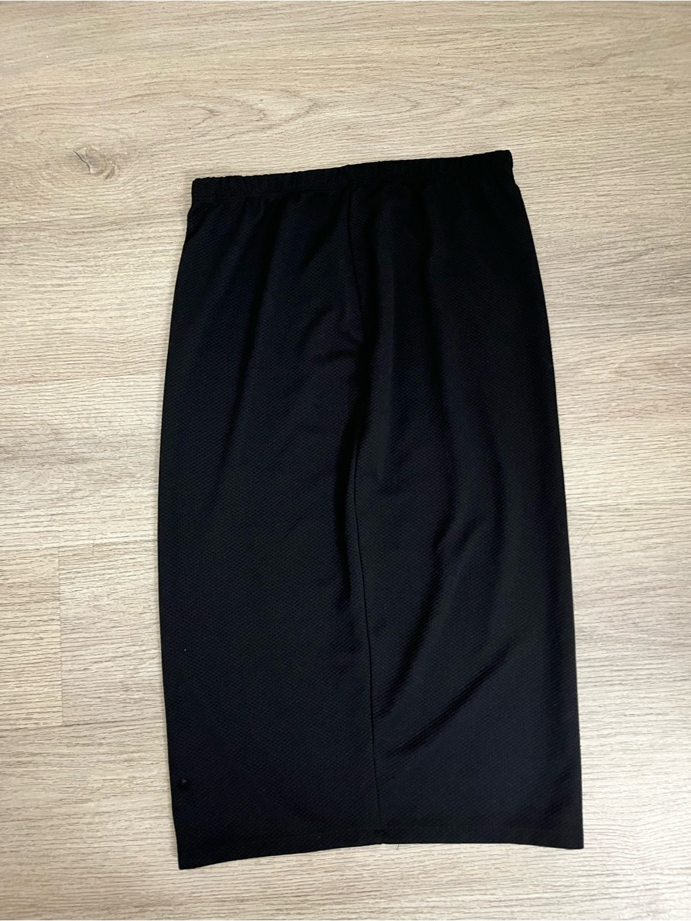 Vintage 90s Moru Classic Black Pencil Skirt - Women's Stretch Midi Skirt Large